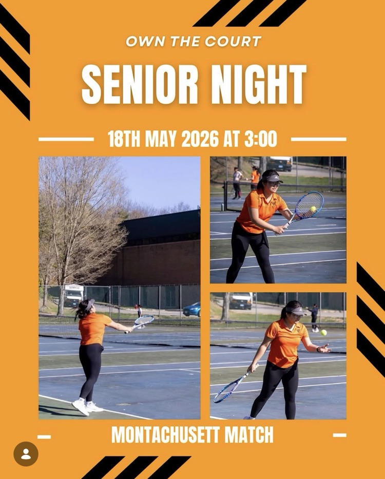 DPHS girls varsity tennis senior night 2026