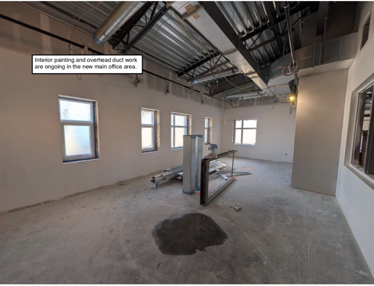 Message David Prouty High School Building Project Update #242: Construction progr photos of site landscaping, roofing gutters, interior finishes! @ChooseSEBRSD @MASCSchoolComm @MASchoolsK12 @Mass_SBA