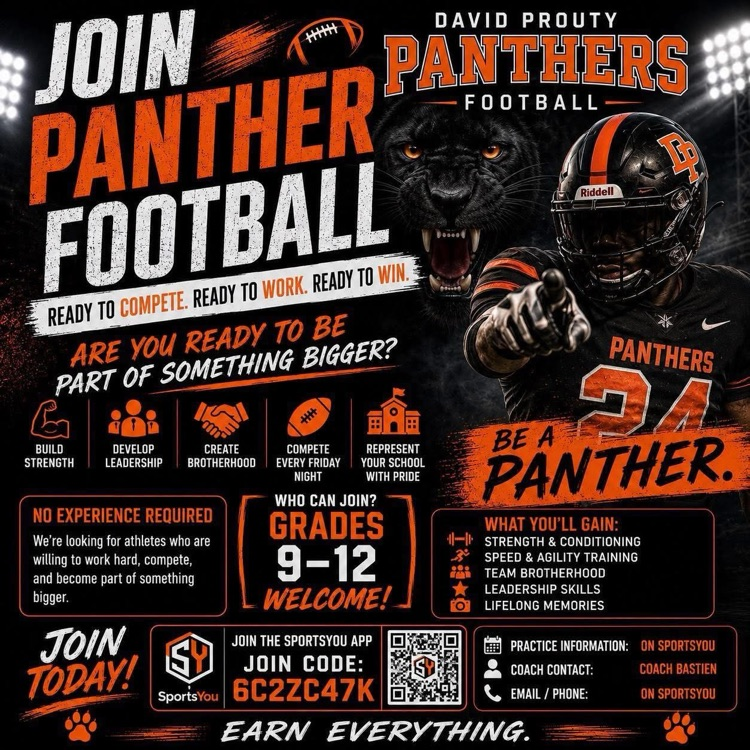 Summer is almost here, and that means football season is right around the corner‼️☀️🏈  Summer workouts and camp information will be coming soon. Any athletes interested in joining, be sure to reach out and join the SportsYou app for updates🚨🔥🐾