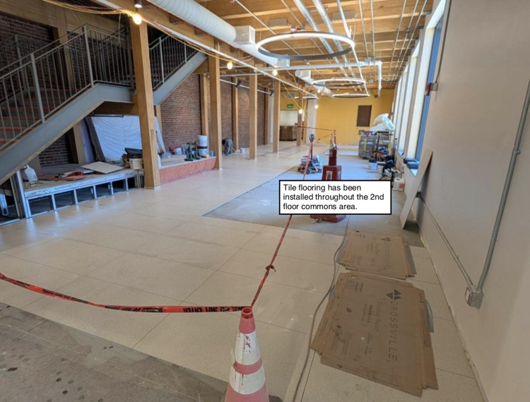 David Prouty High School Building Project Update #257:  progr photos of the tennis courts, conference rooms, commons area, reading room, auditorium, & teacher planning/pre-K. ChooseSEBRSD @MASCSchoolComm @MASchoolsK12 @Mass_SBA 