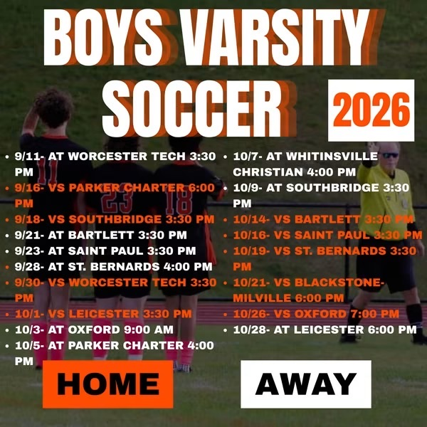 fall 2026 Sports Schedules