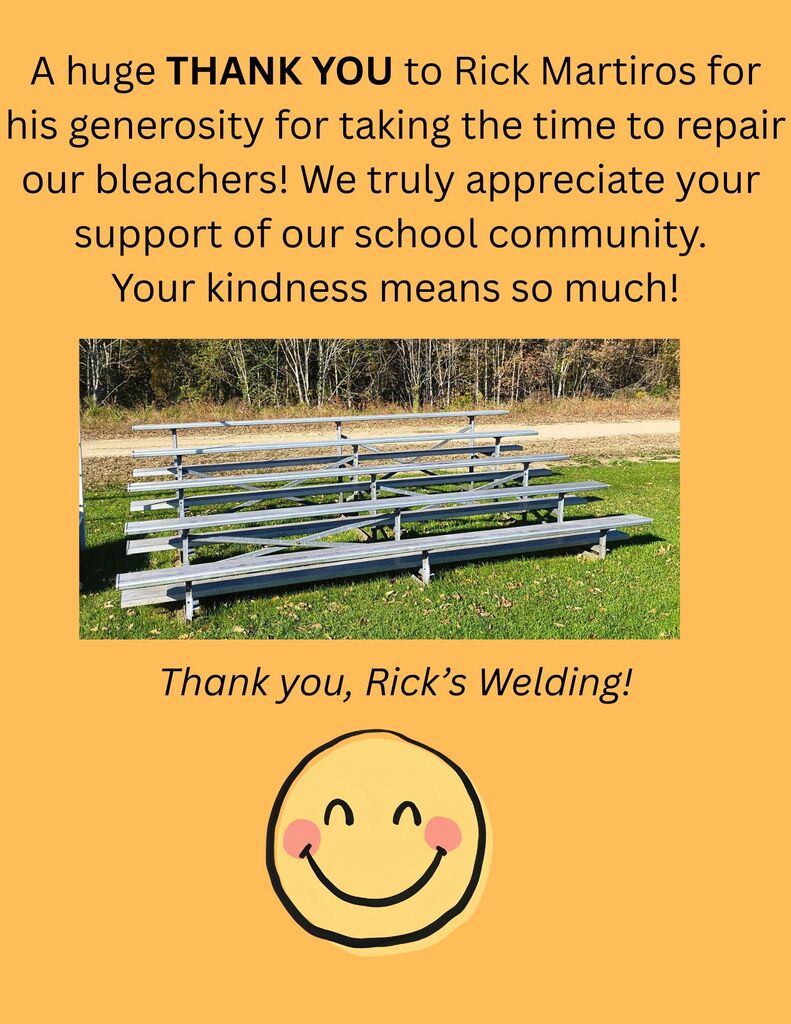 Thank  you to Rick's Welding! 