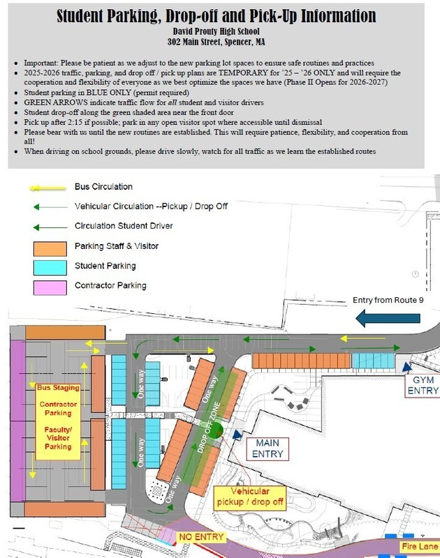 Parking lot map