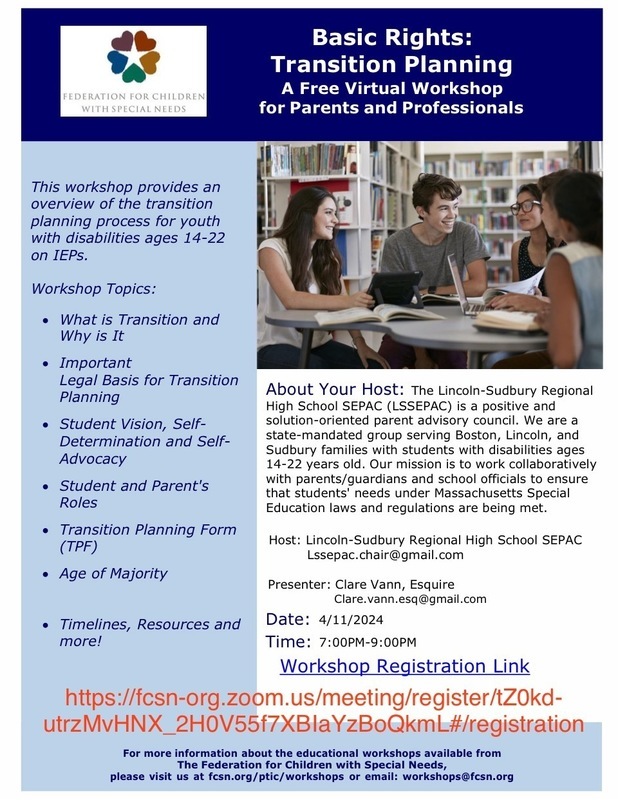 Baisc Rights: Transition Planning Flyer