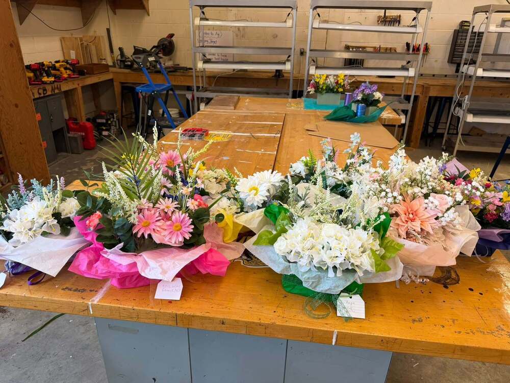 Flower creation from Ag class 