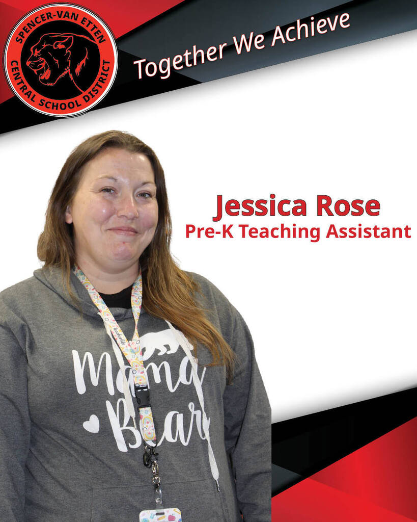 Jessica Rose Pre-K TA Photo