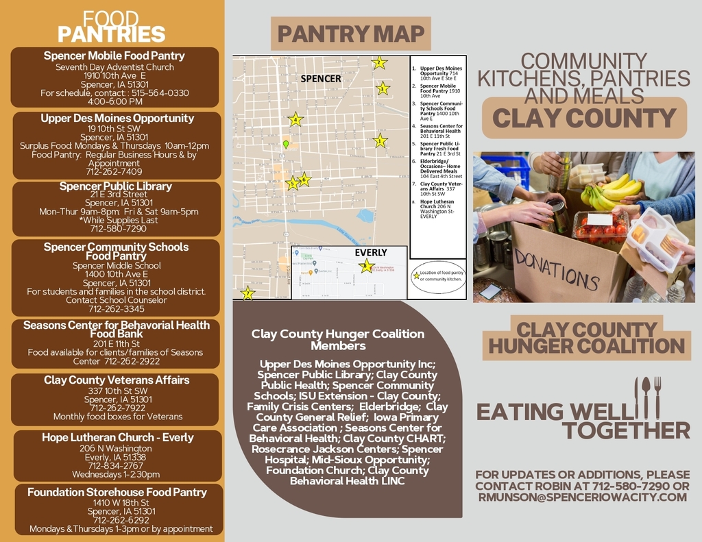 Clay County Community Kitchens, Pantries, and Meals English 1