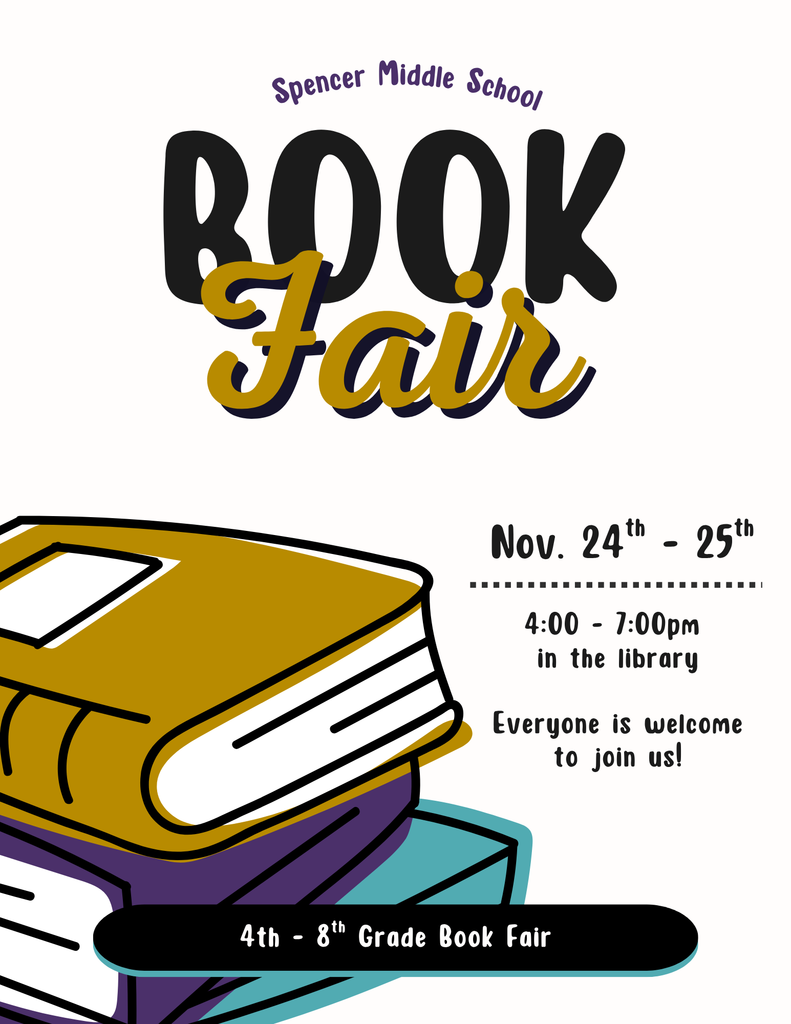 MS Book Fair - November 24 and 25