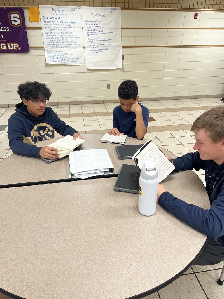 Students reading