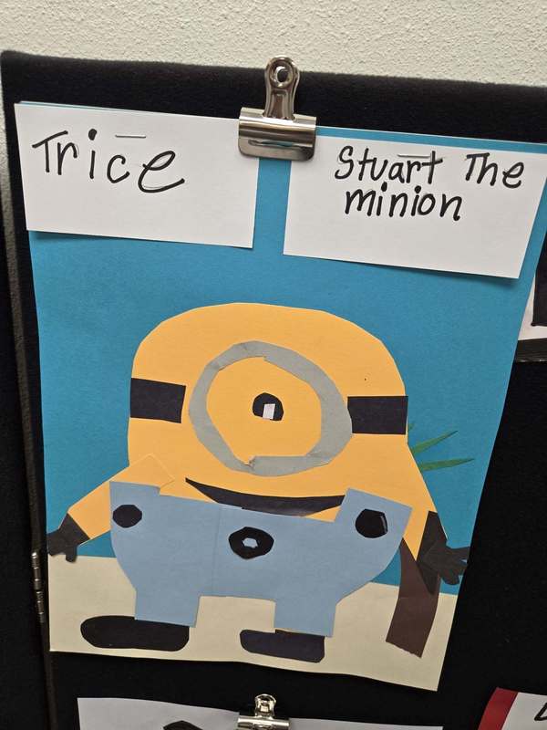 Abstract Character Collage