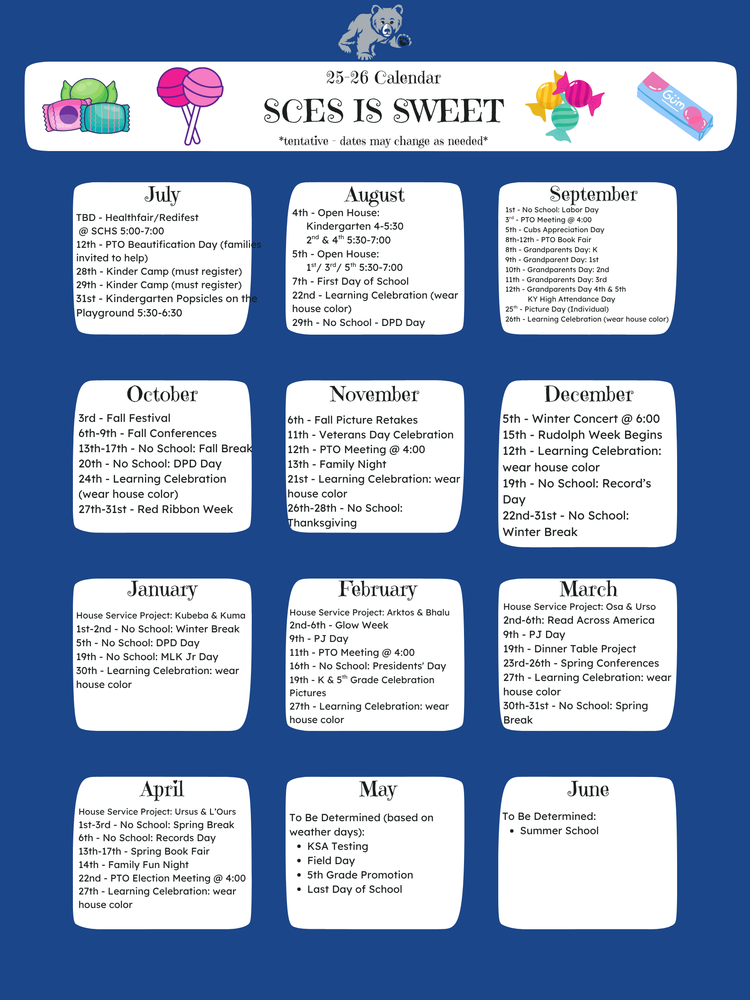 25-26 calendar