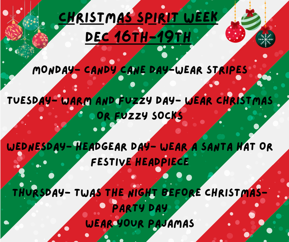 Christmas Spirit Week