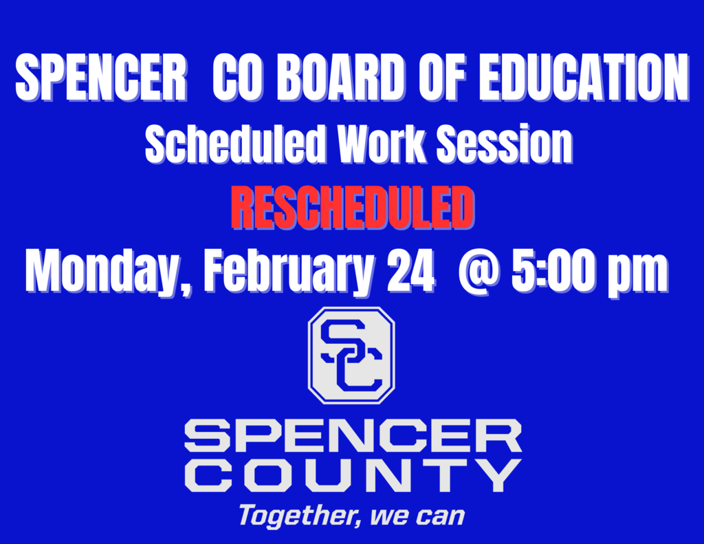 Rescheduled Work Session