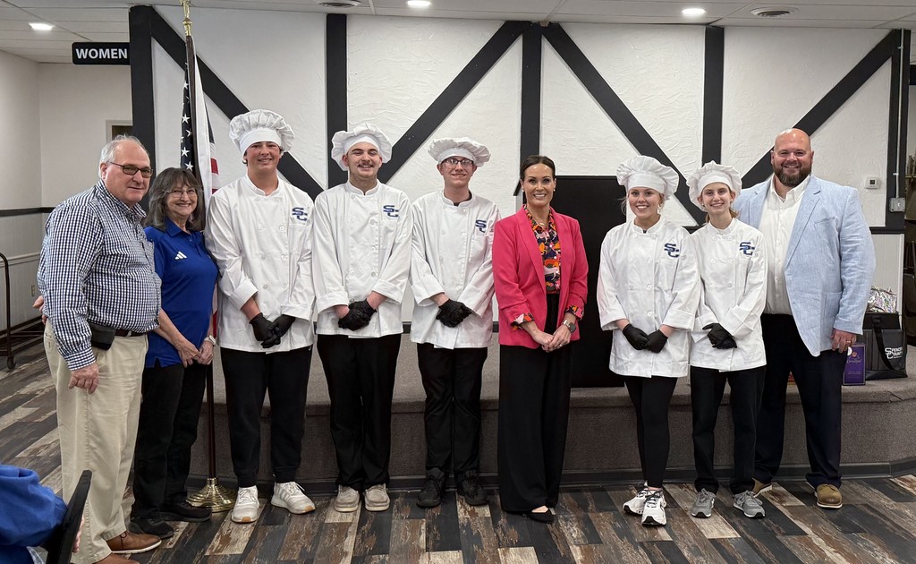 SCHS Culinary students at Chamber of Commerce Luncheon