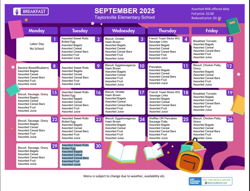 September Breakfast 2025