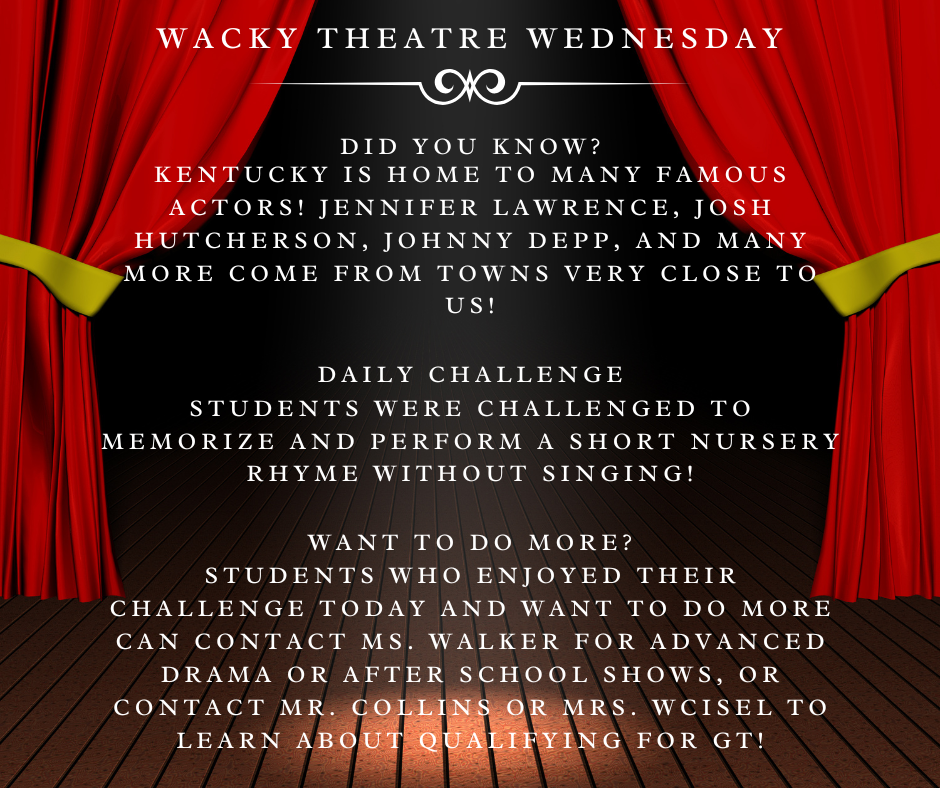 WACKY THEATER WEDNESDAY