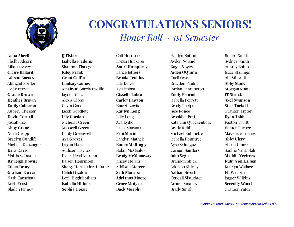 honor roll