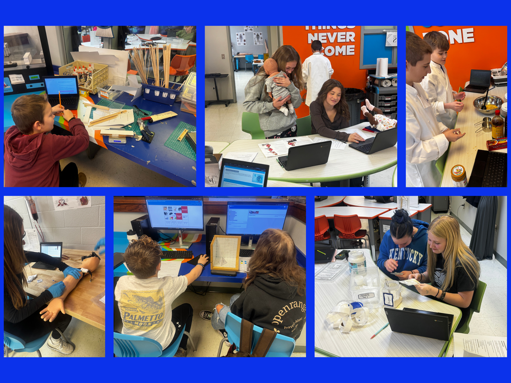 students exploring careers