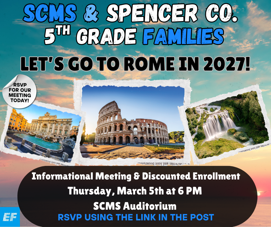 Rome Trip Info Meeting 3/5
