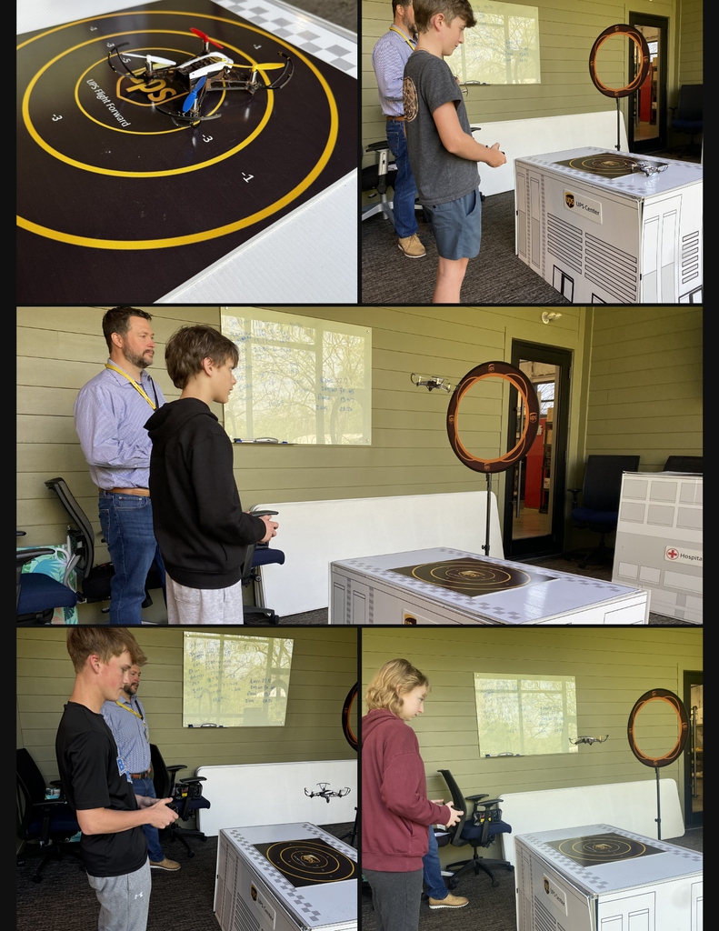 Studens on ups field trip 