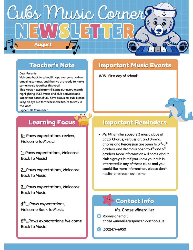 music newsletter