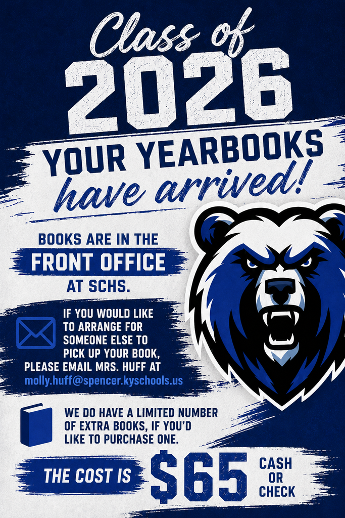 Class of 2026 Yearbooks have arrived flyer
