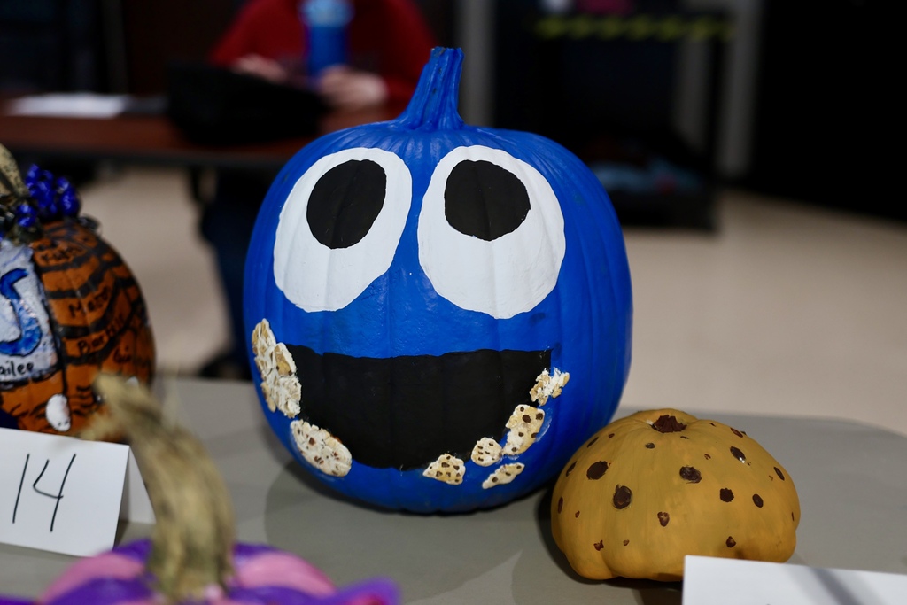 cookie monster pumpkin
