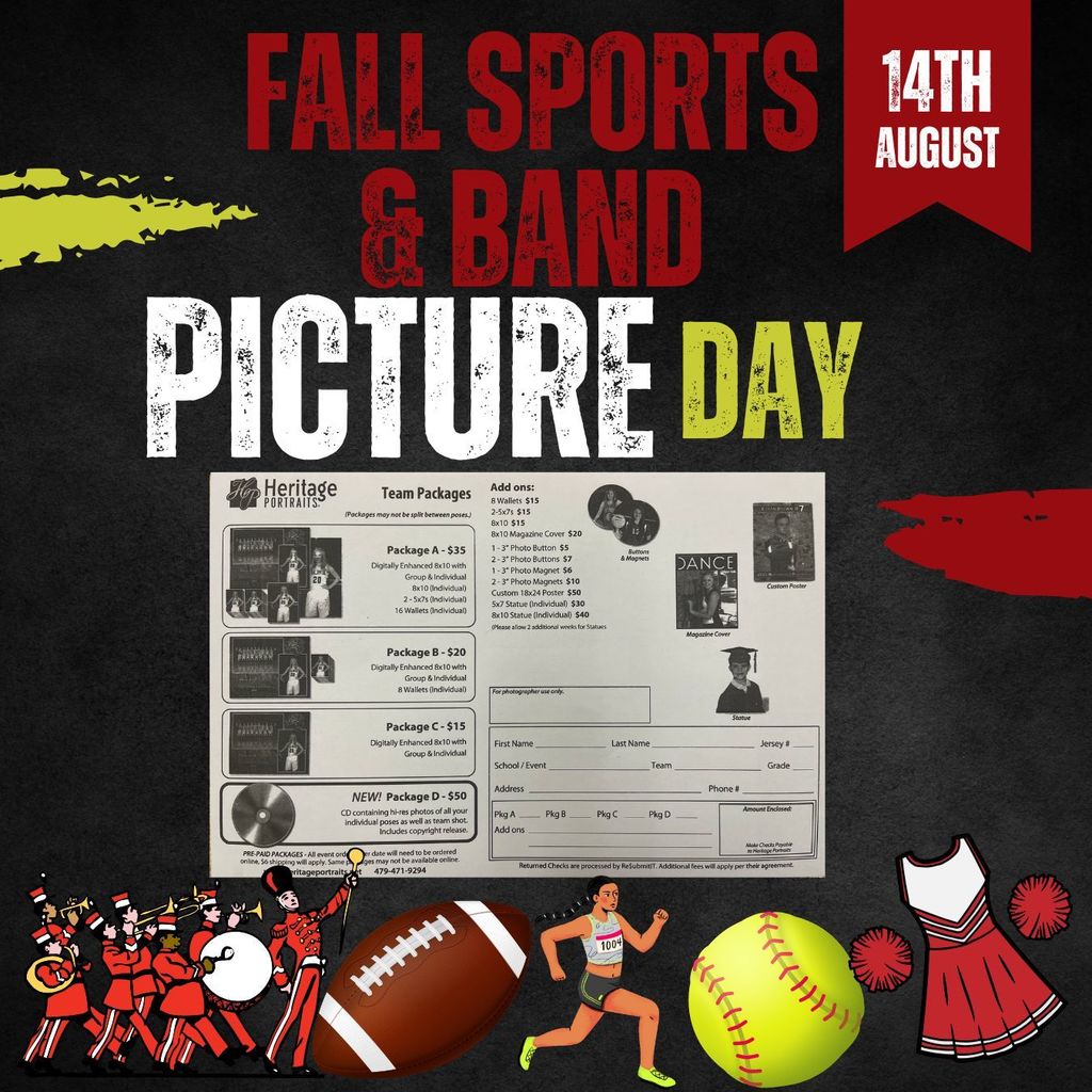Fall Sports Picture Day