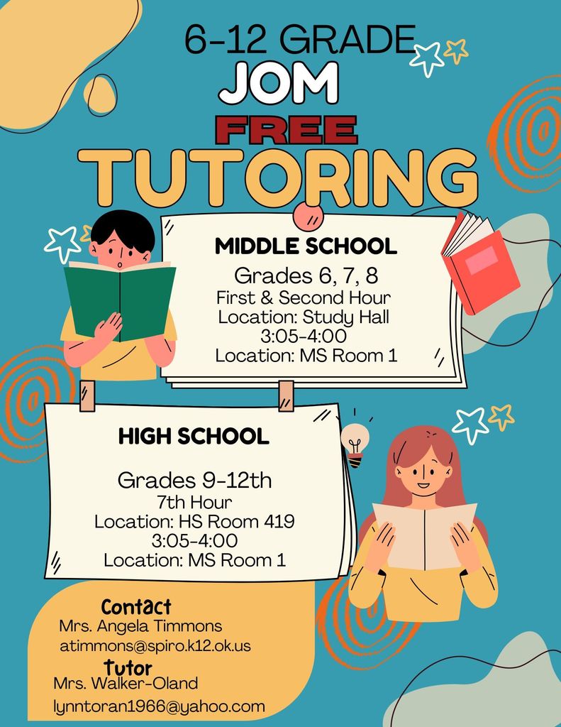 JOM Free Tutoring
