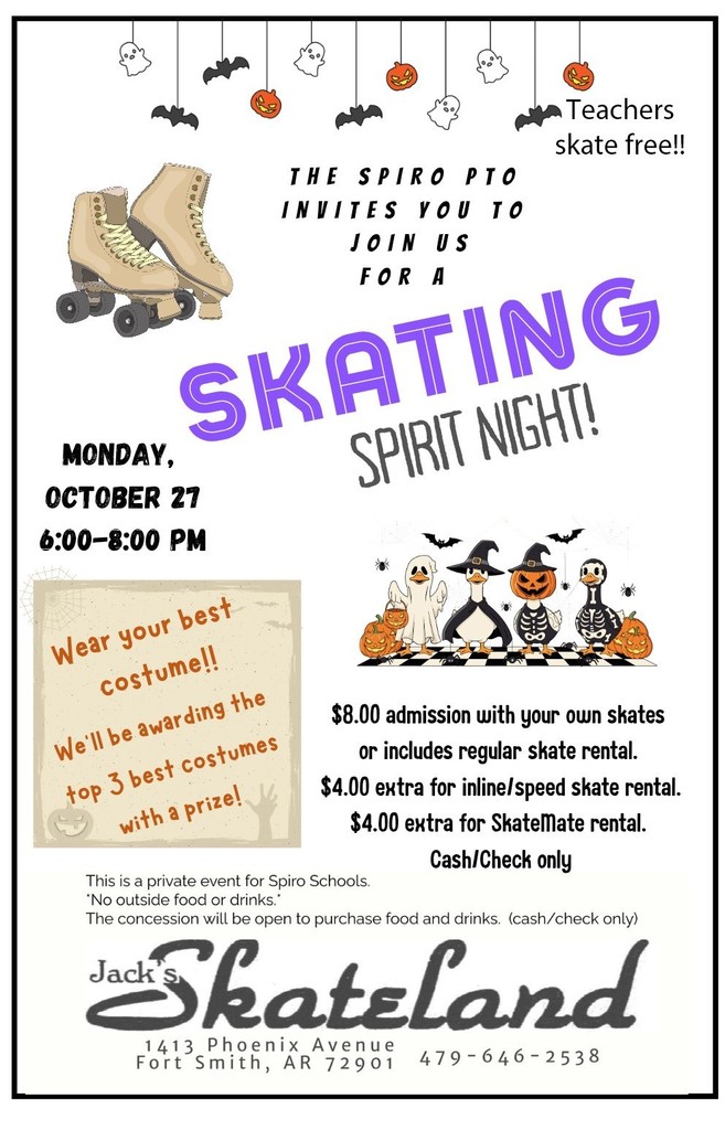 PTO Skating Spirit Night