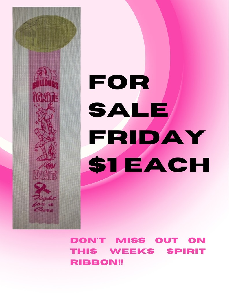 pink out game ribbon