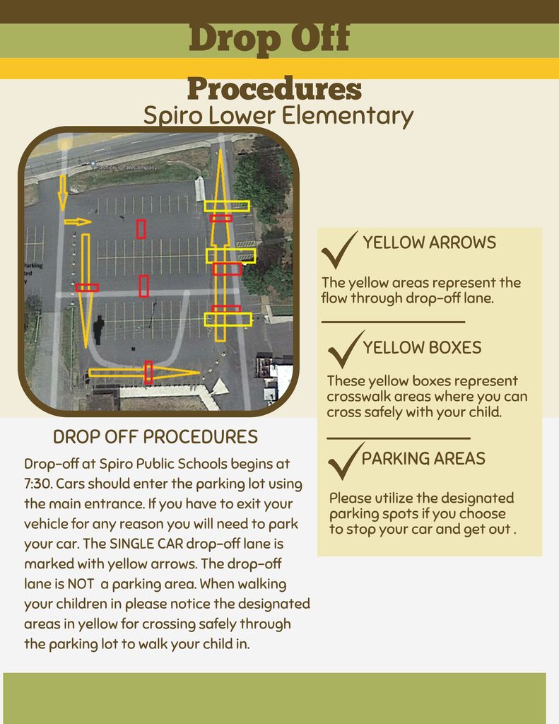 Drop Off Procedures for Lower Elementary