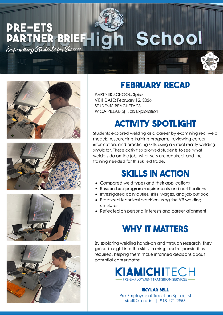 Spiro High School Pre-ets