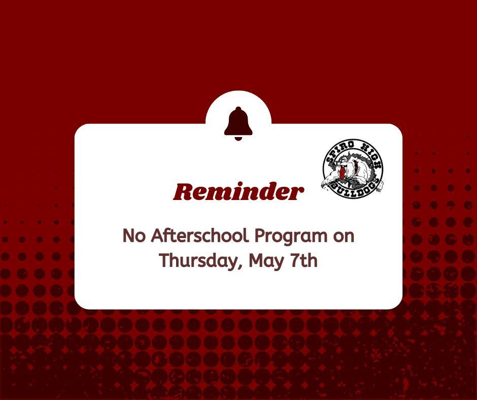 No after school may 7