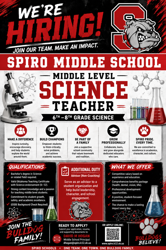 ms science teacher position