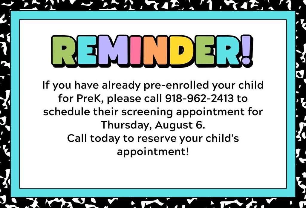 pre-k screenings