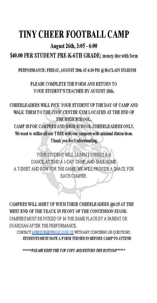 Tiny Cheer Camp