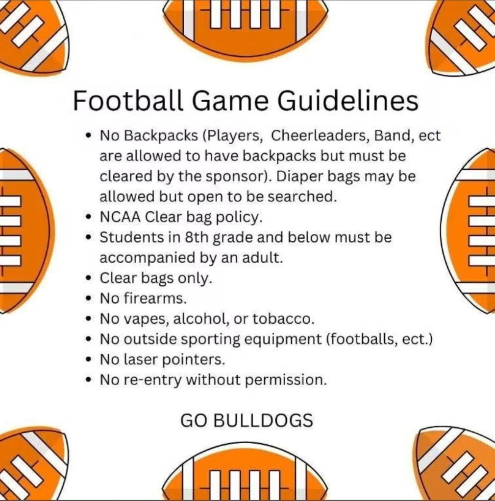 football game guidelines
