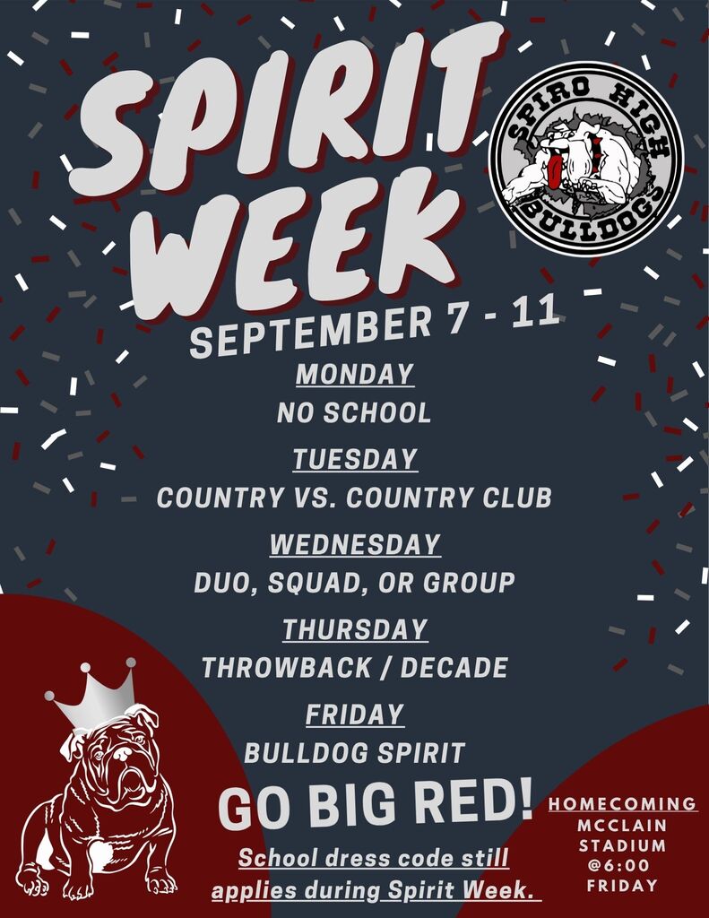 Spirit Week details