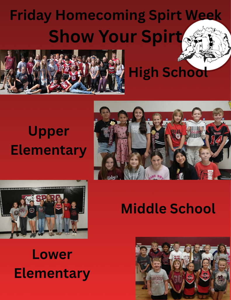Spirit Week: Friday-Show your spirit