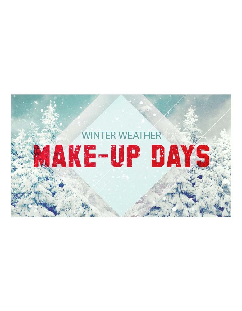 Weather Make Up Day 