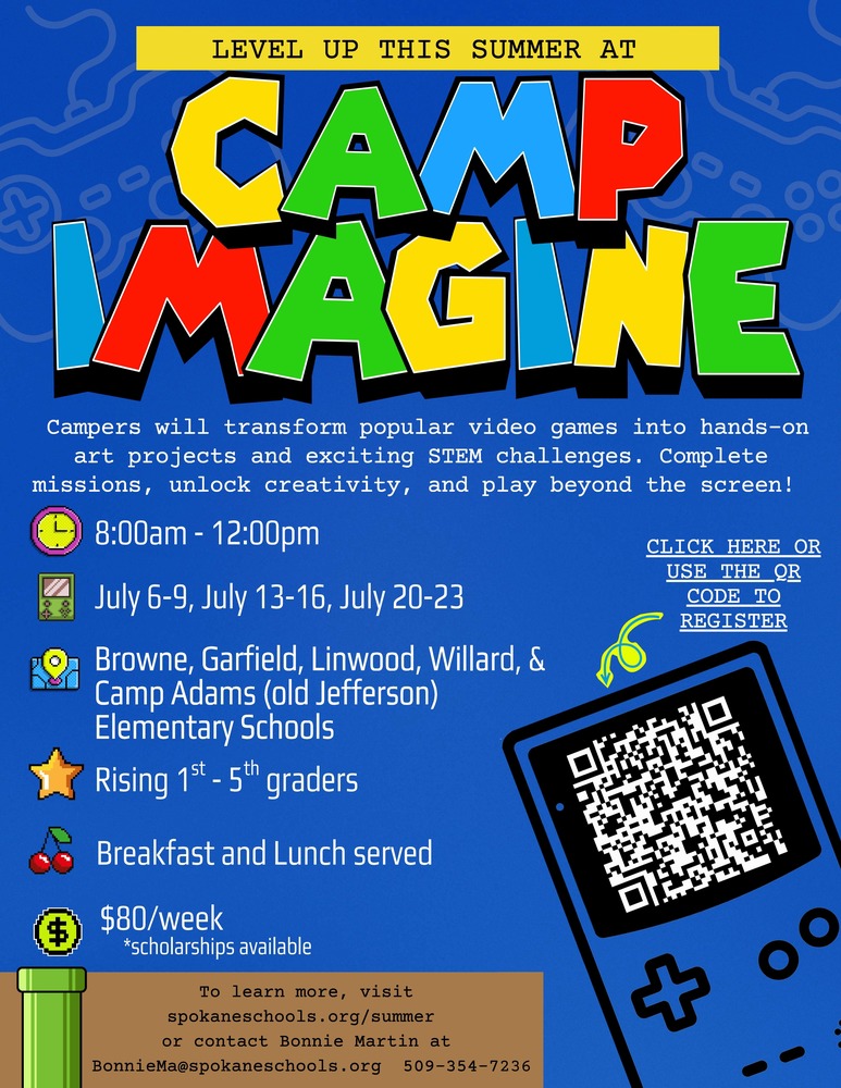 Camp Imagine Flyer