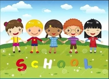 drawing of kids holding hands