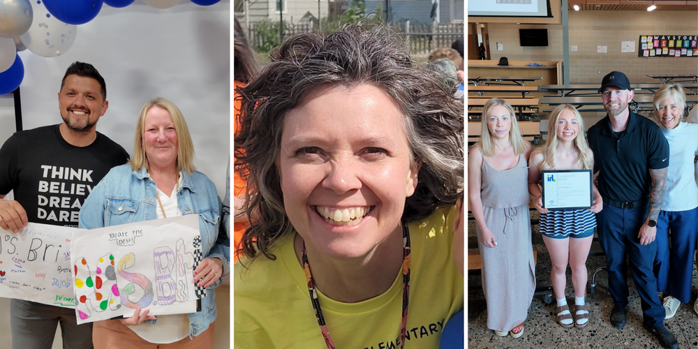Collage of three award winners