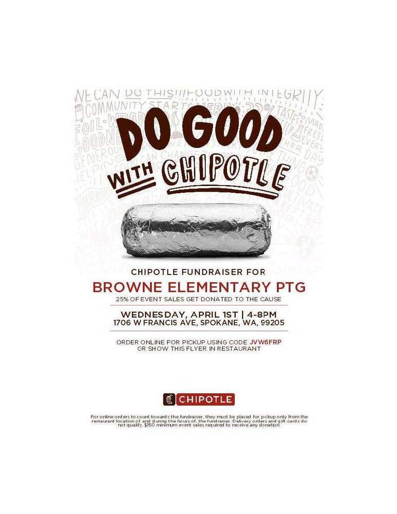 Chipotle Fundraiser Flyer 