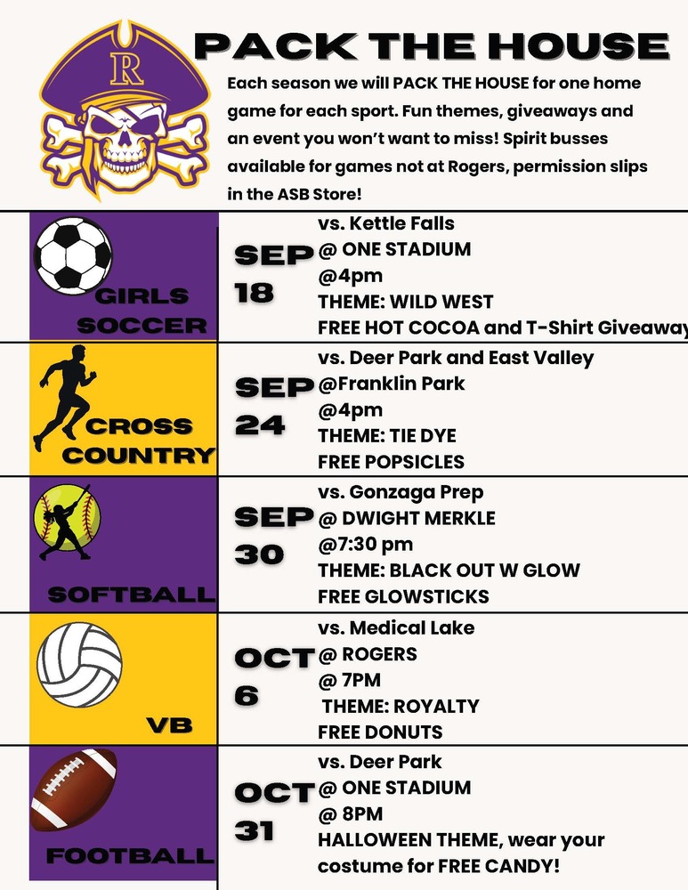 Pack the House Flyer