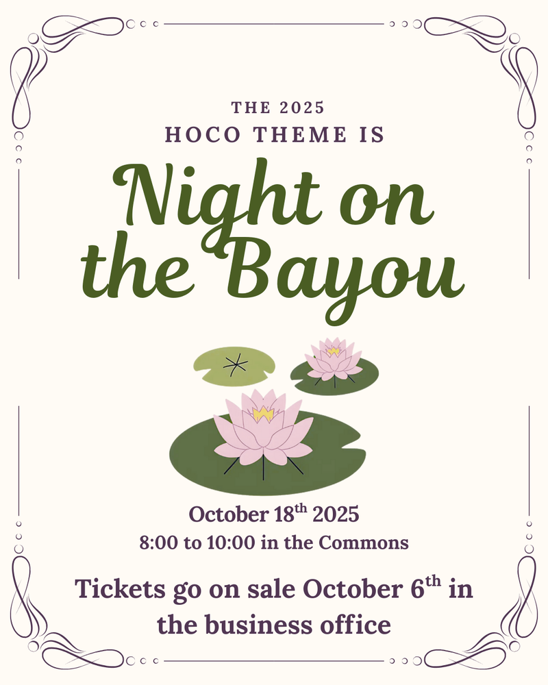 The Hoco Theme is Night on the Bayou