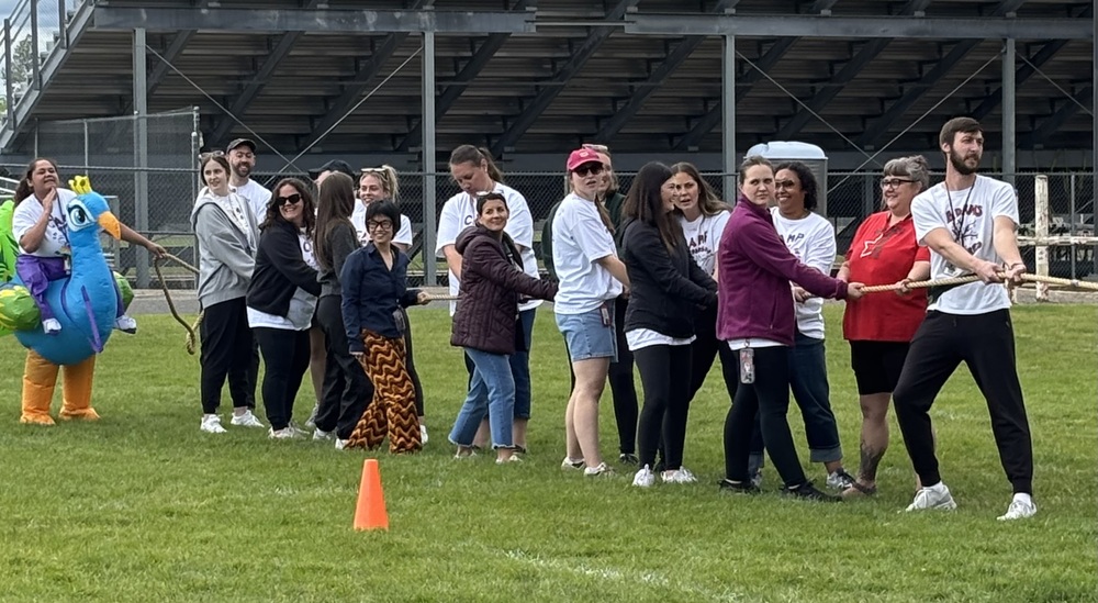 Teachers Playing Tug-o-War