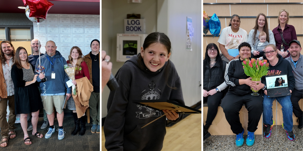 Collage of award winners