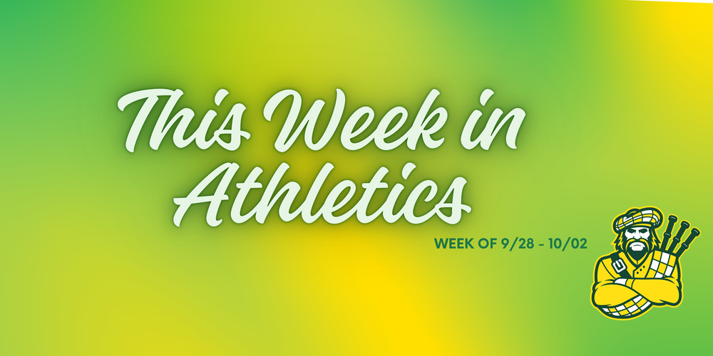 This week in Athletics 9/21-9/26